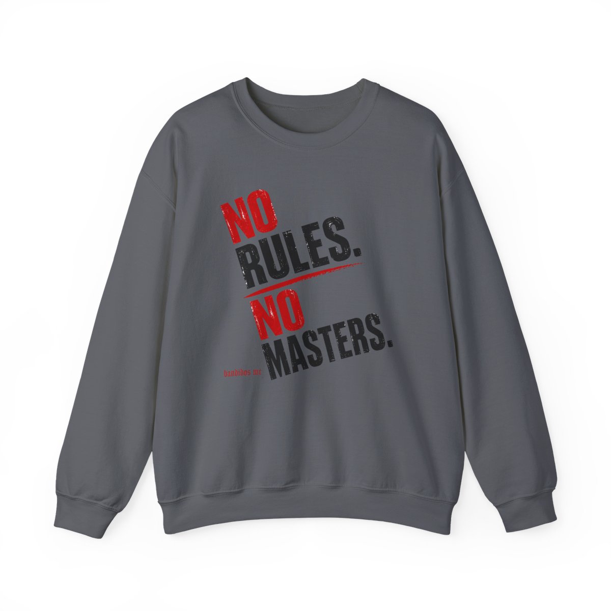 Bandidos MC "No Rules. No Masters." Crewneck - alternate angle 3, merchandise