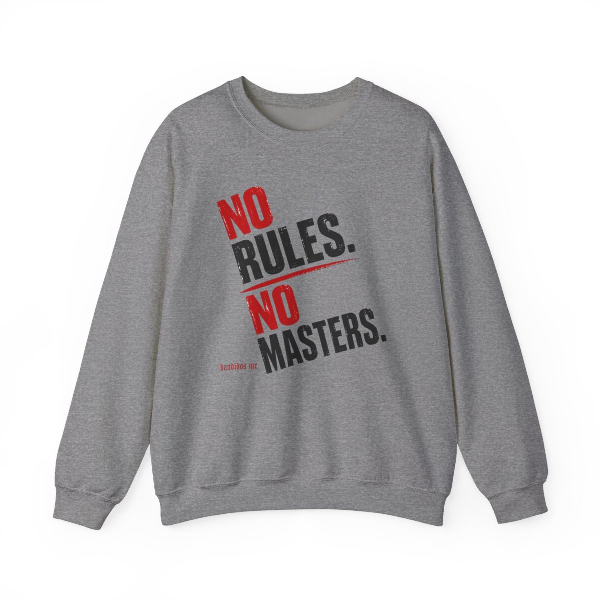 Bandidos MC "No Rules. No Masters." Crewneck - alternate angle 2, merchandise