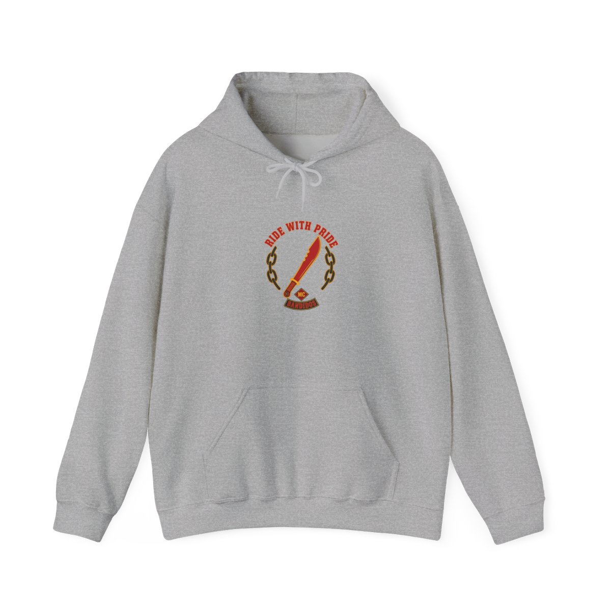 Bandidos MC "Ride with Pride" Hoodie - alternate angle 2, merchandise