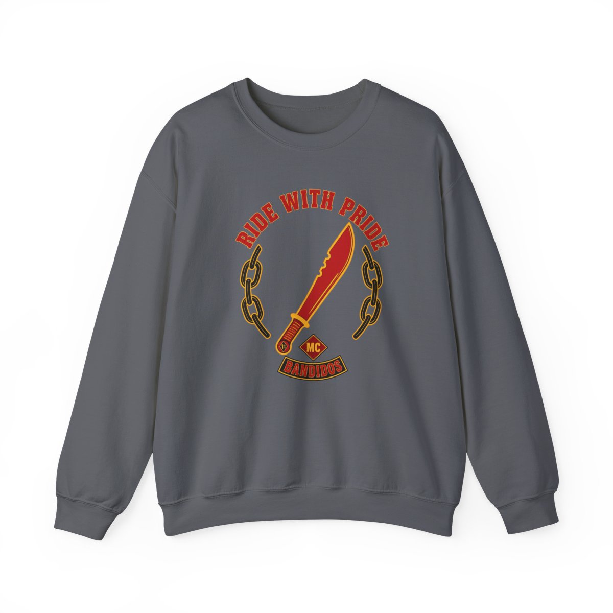 Bandidos MC "Ride with Pride" Crewneck - alternate angle 3, merchandise