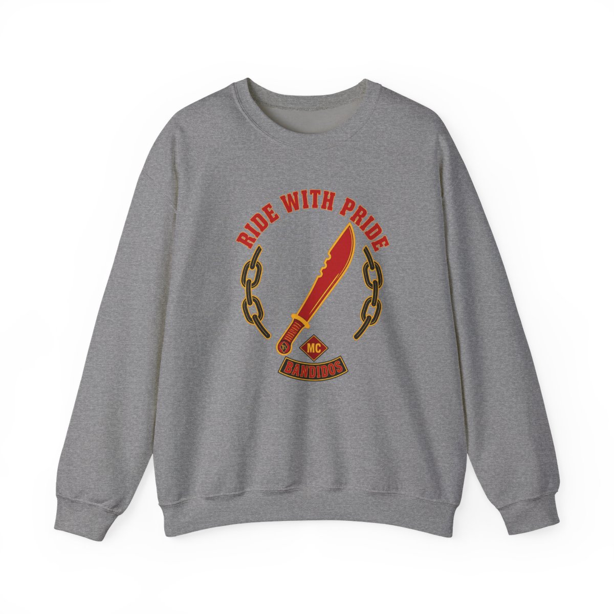 Bandidos MC "Ride with Pride" Crewneck - alternate angle 2, merchandise